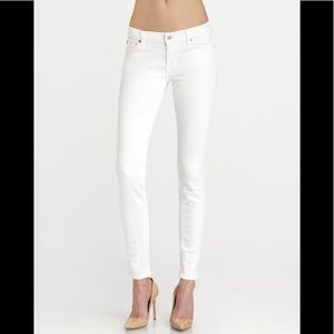 7 for All ManKind “The Skinny” White Jeans 32